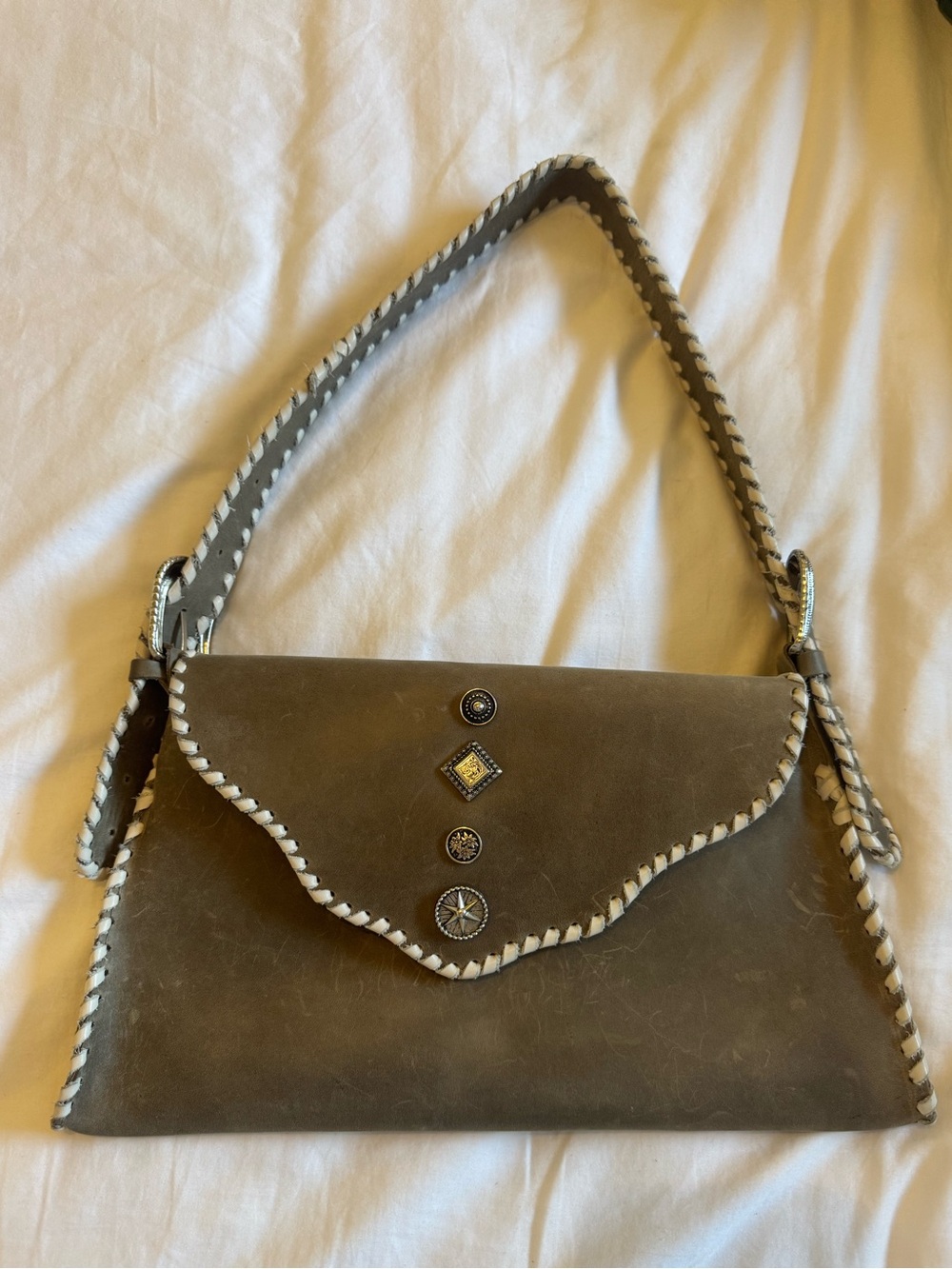 Western leather purse